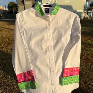 Unique Patchwork Button Down